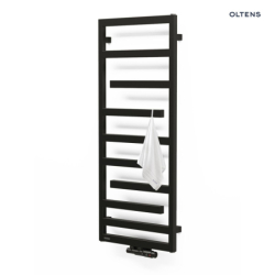 Grzejnik łazienkowy 121x50 czarny mat Flamma OLTENS 55015300