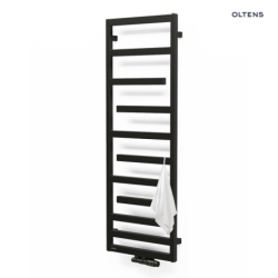 Grzejnik łazienkowy 139x50 czarny mat Flamma OLTENS 55016300