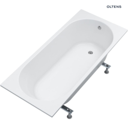 Wanna 150x70 cm prostokątna akrylowa biała Lykke OLTENS 10009000