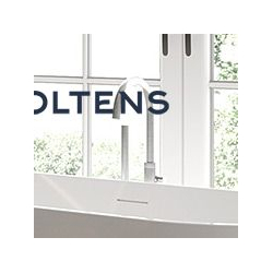 Bateria wannowo-prysznicowa kompletna wolnostojąca nikiel Molle OLTENS 34300910