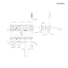 Bateria wannowo-prysznicowa podtynkowa 4-otworowa nikiel Molle OLTENS 34105910