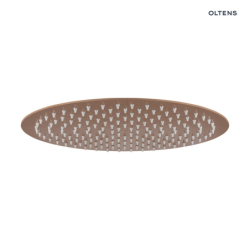 Deszczownica 30 cm okrągła miedź szczotkowana Vindel OLTENS 37006610
