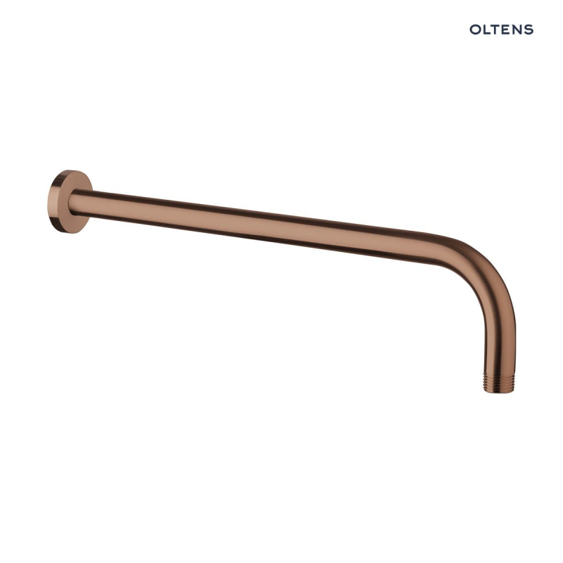 Ramię deszczownicy 40 cm okrągłe miedź szczotkowana Lagan OLTENS 39402610