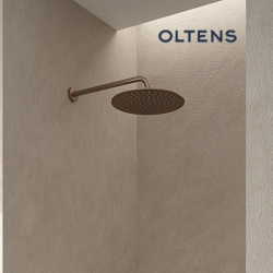 Ramię deszczownicy 40 cm okrągłe miedź szczotkowana Lagan OLTENS 39402610