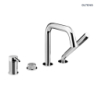 Bateria wannowo-prysznicowa 4 otworowa nawannowa chrom Rann OLTENS 34205100