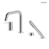 Bateria wannowo-prysznicowa 4 otworowa nawannowa chrom Rann OLTENS 34205100