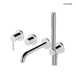 Bateria wannowo-prysznicowa podtynkowa 4-otworowa chrom Rann OLTENS 34110100
