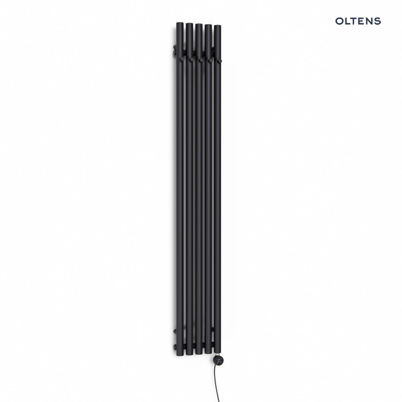 Grzejnik elektryczny 180x26 cm czarny mat Stang (e) OLTENS 55117300