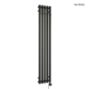 Grzejnik elektryczny 150x26 cm czarny mat Stang (e) OLTENS 55121300
