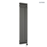 Grzejnik elektryczny 150x31,5 cm czarny mat Stang (e) OLTENS 55122300