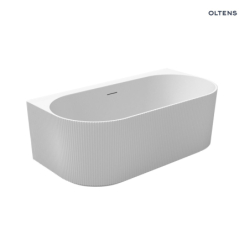 Wanna przyścienna 160x75 cm biała Hamnes OLTENS 12025000