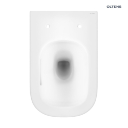 Stille miska WC wisząca PureRim z powłoką SmartClean biała Hadsel OLTENS 42543000