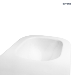 Stille miska WC wisząca PureRim z powłoką SmartClean biała Hadsel OLTENS 42543000