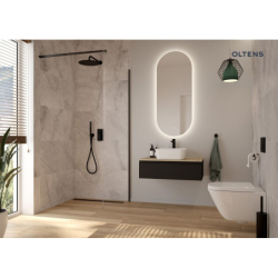 Stille miska WC wisząca PureRim z powłoką SmartClean biała Hadsel OLTENS 42543000