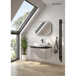 Grzejnik łazienkowy 180x13 cm czarny mat Stang (s) OLTENS 55024300