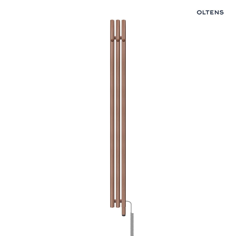 Grzejnik elektryczny 180x15 cm miedź szczotkowana Stang (e) OLTENS 55111610