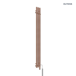 Grzejnik elektryczny 180x15 cm miedź szczotkowana Stang (e) OLTENS 55111610