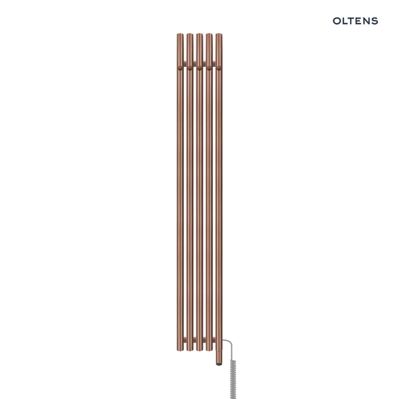 Grzejnik elektryczny 180x26 cm miedź szczotkowana Stang (e) OLTENS 55117610