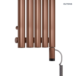 Grzejnik elektryczny 180x26 cm miedź szczotkowana Stang (e) OLTENS 55117610