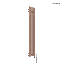 Grzejnik elektryczny 180x26 cm miedź szczotkowana Stang (e) OLTENS 55117610