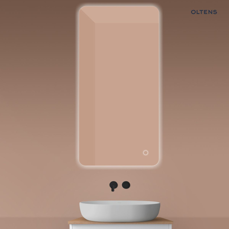 Lustro 60x120 cm prostokątne z oświetleniem od tyłu z matą grzewczą Nordlis OLTENS 64121000