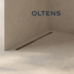 Slim odpływ prysznicowy liniowy 90 cm miedź połysk/miedź szczotkowana Langan OLTENS 30012610