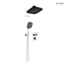 Set  wannowo-prysznic.podtynk z deszczownicą Vann (S) i słuchawką 3 funkcje Havis EasyClick (S) chrom Onega (S) OLTENS 36060100