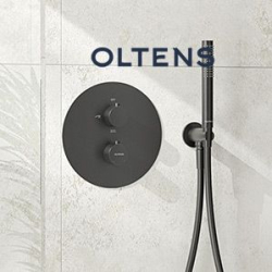 Bateria wannowo-prysznicowa termostatyczna podtynkowa grafit Katla OLTENS 34600400