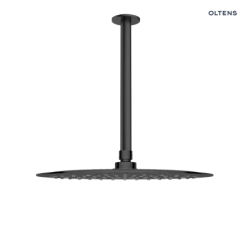 Ramię prysznicowe sufitowe 25 cm czarny mat Aera OLTENS 39404300