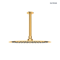 Ramię prysznicowe sufitowe 15 cm złoty połysk Aera OLTENS 39405800