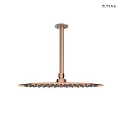 Ramię prysznicowe sufitowe 15 cm miedź szczotkowana Aera OLTENS 39405610