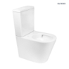 Stille kompakt miska WC z powłoką SmartClean spłukiwanie wirowe biały Jog OLTENS 44500000