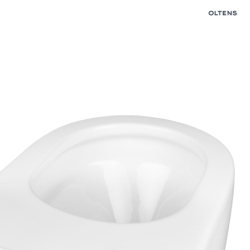 Stille kompakt miska WC z powłoką SmartClean spłukiwanie wirowe biały Hamnes OLTENS 44501000