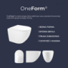 OneForm Stille PureRim miska WC wisząca biały połysk Hamnes OLTENS 42052000