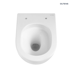 OneForm Kort Stille PureRim miska WC wisząca z powłoką SmartClean biały połysk Hamnes OLTENS 42553000