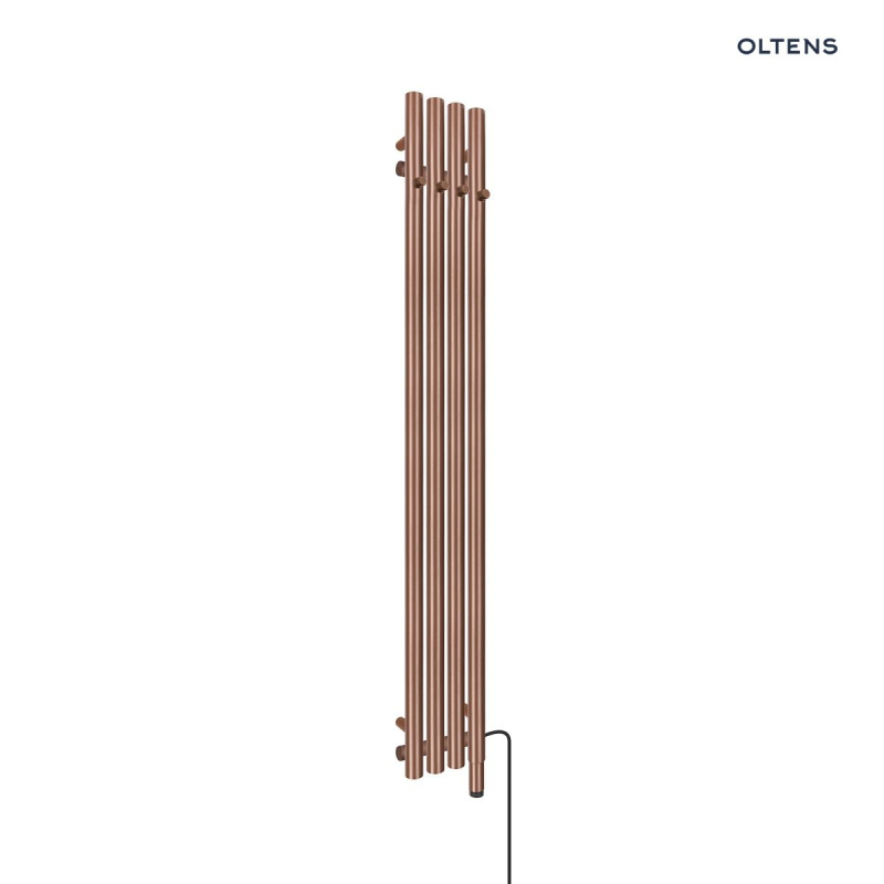 Grzejnik elektryczny 150x20,5 cm miedź szczotkowana Stang (e) OLTENS 55120610