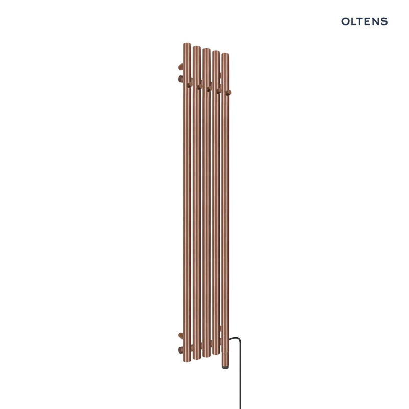 Grzejnik elektryczny 150x26 cm miedź szczotkowana Stang (e) OLTENS 55121610