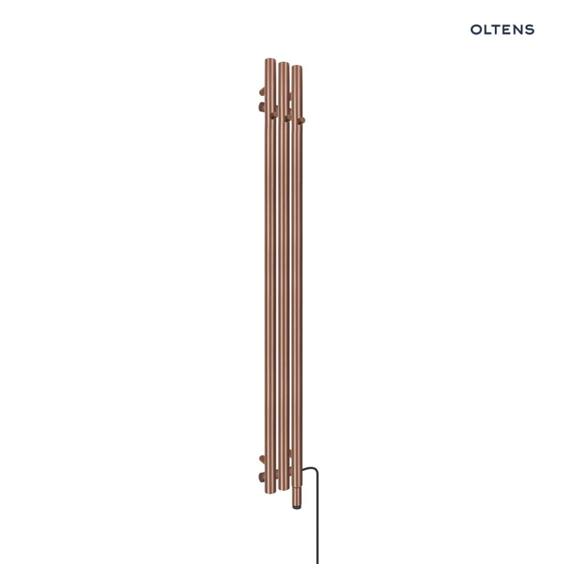 Grzejnik elektryczny 150x15 cm miedź szczotkowana Stang (e) OLTENS 55119610