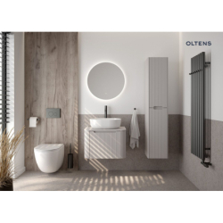 Zestaw OneForm Stille PureRim miska WC wisząca z deską wolnoopadającą biały połysk Hamnes OLTENS 42051000
