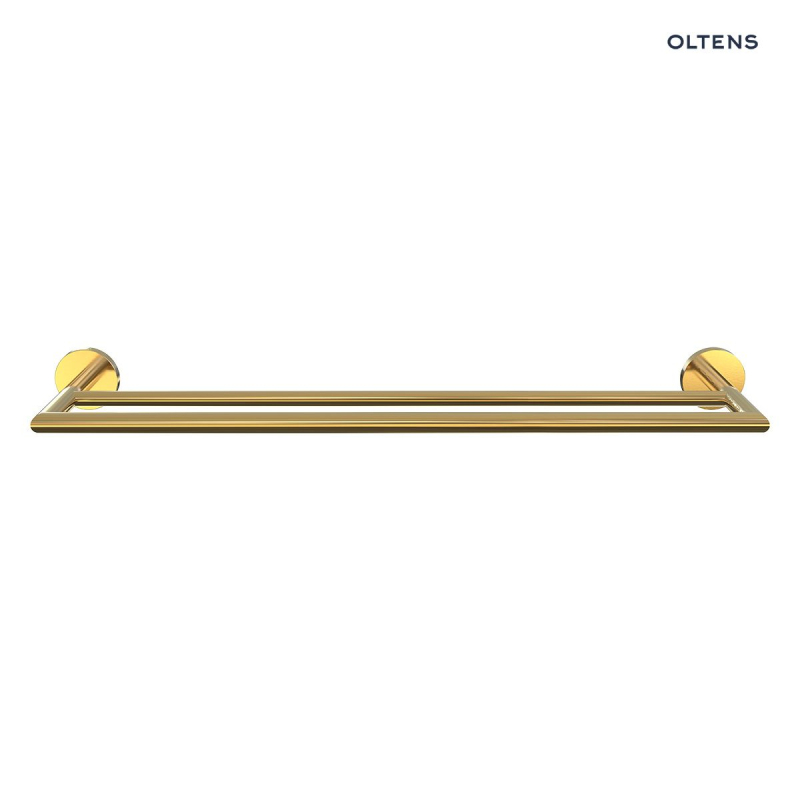 Wieszak na ręcznik 60 cm podwójny złoto szczotkowane Gulfoss OLTENS 80102810