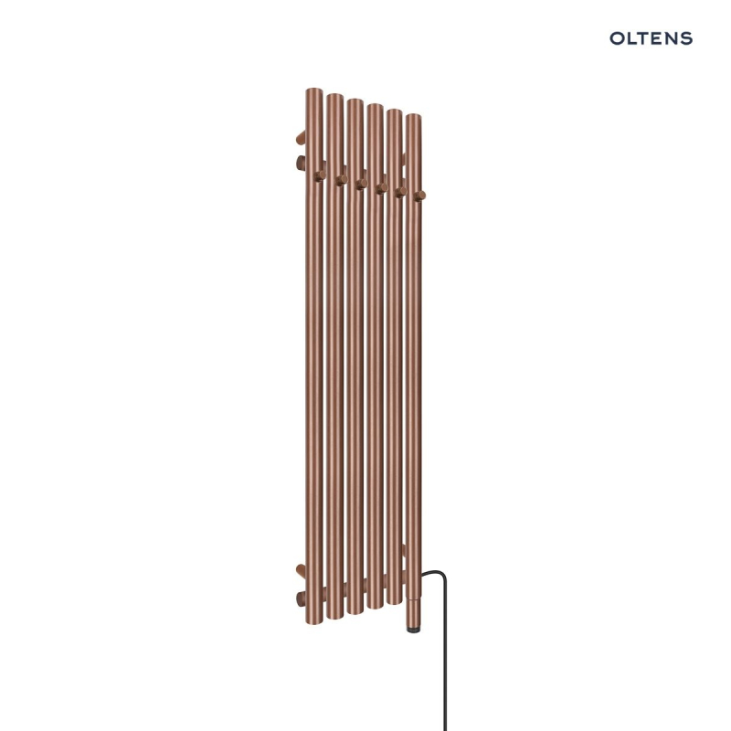 Grzejnik elektryczny 120x31,5 cm miedź szczotkowana Stang (e) OLTENS 55134610