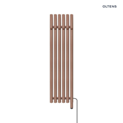 Grzejnik elektryczny 120x31,5 cm miedź szczotkowana Stang (e) OLTENS 55134610