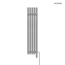 Grzejnik elektryczny 120x26 cm nikiel Stang (e) OLTENS 55133910
