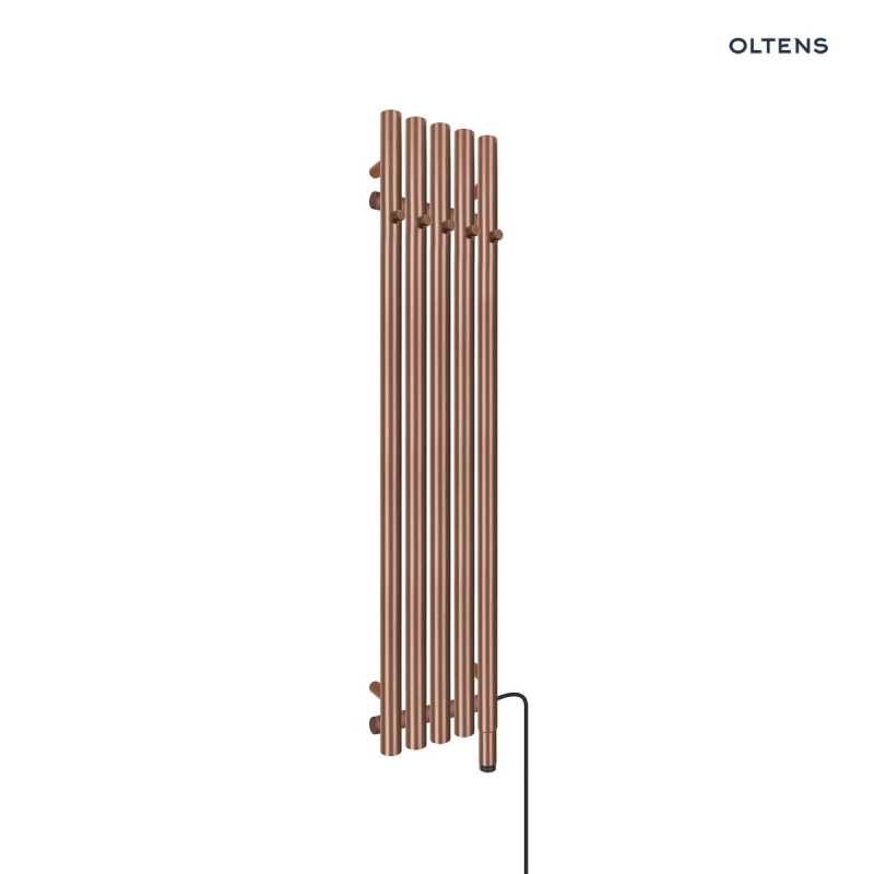 Grzejnik elektryczny 120x26 cm miedź szczotkowana Stang (e) OLTENS 55133610