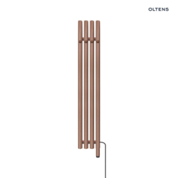Grzejnik elektryczny 120x20,5 cm miedź szczotkowana Stang (e) OLTENS 55132610