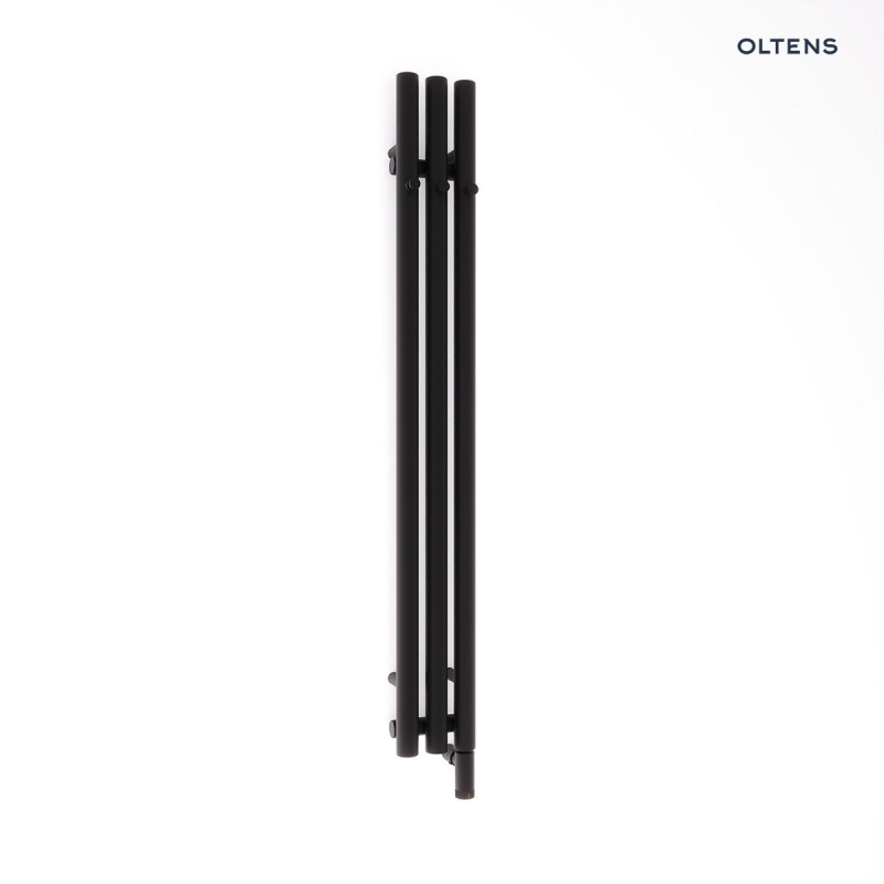 Grzejnik łazienkowy 120x15 cm czarny mat Stang (e) OLTENS 55131300