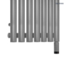 Grzejnik elektryczny 150x37 cm nikiel Stang (e) OLTENS 55128910