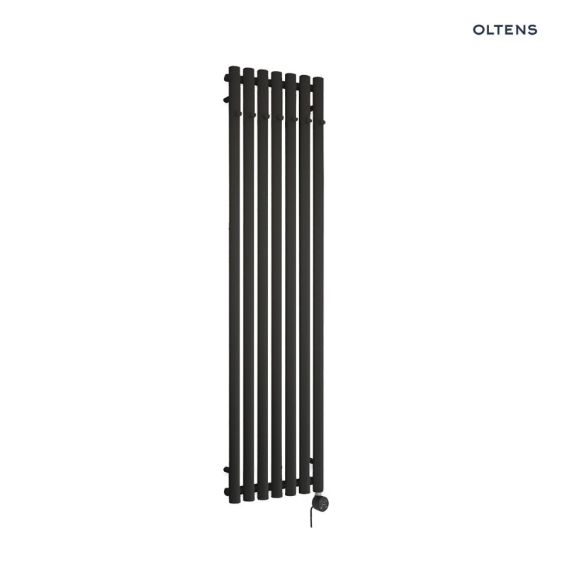 Grzejnik elektryczny 150 x 37 cm czarny mat Stang (e) OLTENS 55128300