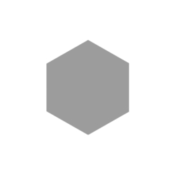 BLOCK HEXAGON ACERO MAT...