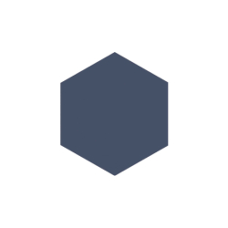 BLOCK HEXAGON AZUL MAT...
